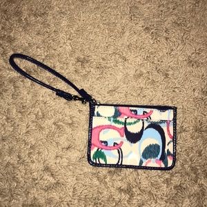 Coach wallet wristlet